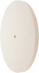 Value Collection - 12" Diam x 3/4" Thick Unmounted Buffing Wheel - 1 Ply, Polishing Wheel, 1/2" Arbor Hole, Soft Density - USA Tool & Supply