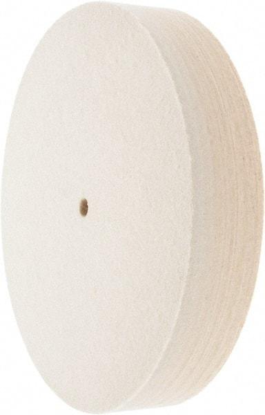 Value Collection - 10" Diam x 2" Thick Unmounted Buffing Wheel - 1 Ply, Polishing Wheel, 1/2" Arbor Hole, Soft Density - USA Tool & Supply