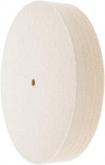 Value Collection - 10" Diam x 2" Thick Unmounted Buffing Wheel - 1 Ply, Polishing Wheel, 1/2" Arbor Hole, Soft Density - USA Tool & Supply