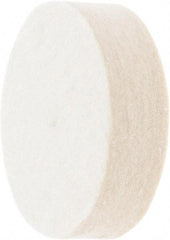 Value Collection - 2" Diam x 1/2" Thick Unmounted Buffing Wheel - 1 Ply, Polishing Wheel, 1/2" Arbor Hole, Medium Density - USA Tool & Supply