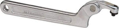 Paramount - 3/4" to 2" Capacity, Adjustable Pin Spanner Wrench - 6-3/8" OAL, 5/32" Hook Pin Height - USA Tool & Supply