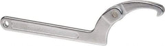 Paramount - 4-1/2" to 6-1/4" Capacity, Adjustable Pin Spanner Wrench - 12-1/8" OAL, 1/4" Hook Pin Height - USA Tool & Supply