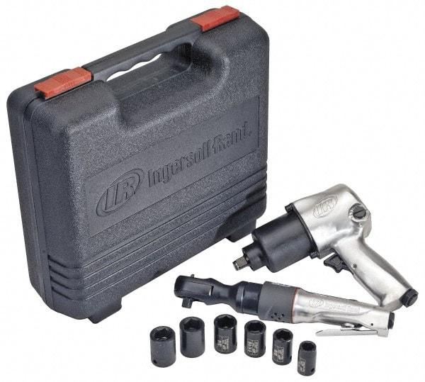 Ingersoll-Rand - Impact Wrench Air Tool Combination Kit - USA Tool & Supply