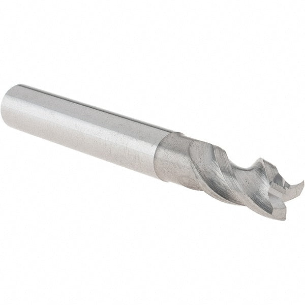 Iscar - 0.312" Diam 3 Flute Solid Carbide 0.02" Corner Radius End Mill - USA Tool & Supply