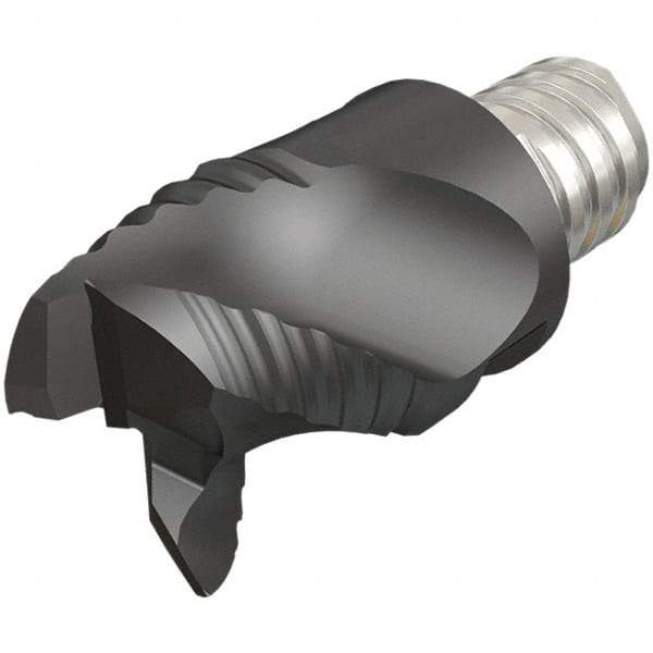 Iscar - MM ERA Grade IC08 Carbide End Milling Tip Insert - Uncoated, 3 Flutes, 20mm Cutting Diam, 12mm Depth of Cut, 25.5mm Extension, 0.008" Cnr Rad, 45° Helix - USA Tool & Supply
