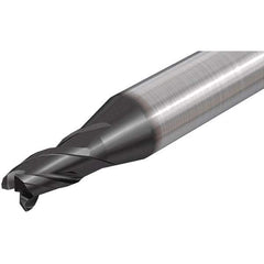 Iscar - 11.7mm, 3 Flute, Single End, Solid Carbide, 0.3mm Corner Radius End Mill - 83mm OAL, 38° Helix, Right Hand Flute, 12mm LOC, Right Hand Cut - USA Tool & Supply