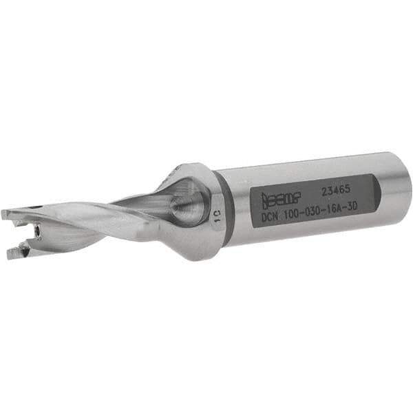 Iscar - 10mm to 10.4mm Diam, 3xD, 30mm Max Depth, 16mm Shank Diam, 94.2mm OAL, Replaceable-Tip Drill - FCP, ICK, ICK-2M, ICM, ICN, ICP, iCP-2M Insert, 10 Seat Size, 91104554 Toolholder, Series SumoCham - USA Tool & Supply