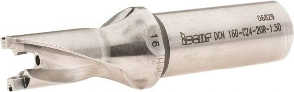 Iscar - 16mm to 16.9mm Diam, 1.5xD, 24mm Max Depth, 20mm Shank Diam, 99.3mm OAL, Replaceable-Tip Drill - FCP, ICK, ICK-2M, ICM, ICN, ICP, iCP-2M Insert, 16 Seat Size, 91104885 Toolholder, Series SumoCham - USA Tool & Supply
