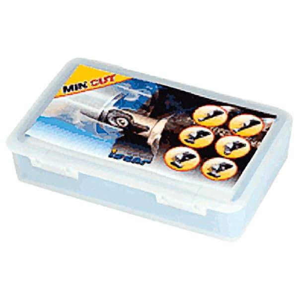 Iscar - 7 Piece, MIFR, MIGR, MITR, MIUR Insert Style, MIFHR Toolholder Style, Indexable Turning Set - 4.03" OAL, 1 Toolholder Included - USA Tool & Supply