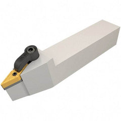 Iscar - MVVN, Neutral Cut, 20mm Shank Height x 20mm Shank Width, Negative Rake Indexable Turning Toolholder - 125mm OAL, VN.. Insert Compatibility, Series Isoturn - USA Tool & Supply