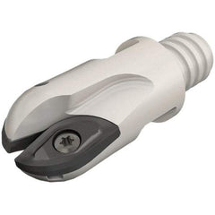 Iscar - 5/8" Cut Diam, 1/2" Max Depth of Cut, 1.44" OAL, Indexable Ball Nose End Mill - 1" Head Length, T10 Modular Connection, BCM-MM Toolholder, BCR... Insert - USA Tool & Supply
