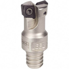 Iscar - 20mm Cutting Diam, 5mm Max Depth of Cut, Modular Connection Indexable Copy End Mill - 3 Inserts, CNHT/MT 07 Insert, E93CN-MM Toolholder - USA Tool & Supply