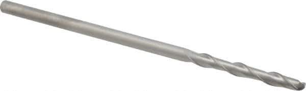 Iscar - 6mm Diam, 50mm LOC, 2 Flute Solid Carbide Ball End Mill - Uncoated, Single End, 150mm OAL, 6mm Shank Diam, Spiral Flute - USA Tool & Supply