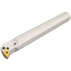 Iscar - 40mm Min Bore Diam, 250mm OAL, 32mm Shank Diam, A-PDUN Indexable Boring Bar - 45mm Max Bore Depth, DNMG 1104.. Insert, Clamp Holding Method - USA Tool & Supply