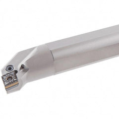 Iscar - 40mm Min Bore Diam, 300mm OAL, 32mm Shank Diam, S-PCLN Indexable Boring Bar - 51mm Max Bore Depth, CNGA 1204.. Insert, Clamp Holding Method - USA Tool & Supply