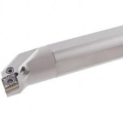 Iscar - 32mm Min Bore Diam, 250mm OAL, 25mm Shank Diam, S-PCLN Indexable Boring Bar - 48mm Max Bore Depth, CNGA 1204.. Insert, Clamp Holding Method - USA Tool & Supply