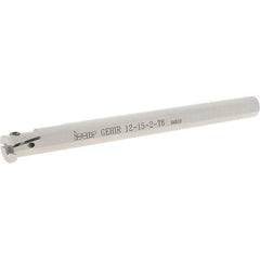 Iscar - 15mm Min Bore Diam, 150mm OAL, 12mm Shank Diam, GEHI Indexable Boring Bar - 6mm Max Bore Depth, GEPI Insert, Clamp Holding Method - USA Tool & Supply