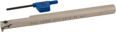Iscar - GEHI, Right Hand, 0.095 to 1/8" Groove Width, Indexable Grooving Tool Holder - GEMI.., GEPI.. Insert Compatibility, 6" OAL, Through Coolant - USA Tool & Supply