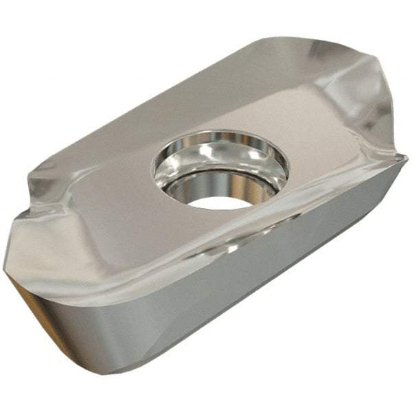 Iscar - APCR220632 HM Grade IC28 Carbide Milling Insert - Uncoated, 0.2362" Thick, 3.2mm Corner Radius - USA Tool & Supply