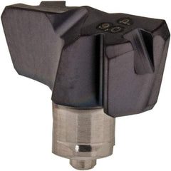 Iscar - Series FCP, 0.354" Diam Grade IC908 Replaceable Drill Tip - Carbide, TiAlN Finish, 9 Seat Size, Through Coolant - USA Tool & Supply