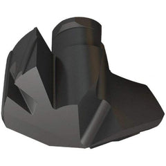 Iscar - Series ICK-2M, 0.795" Diam Grade IC908 140° Replaceable Drill Tip - Carbide, TiAlN Finish, 20 Seat Size, Through Coolant - USA Tool & Supply