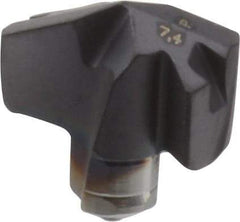 Iscar - Series ICP, 0.291" Diam Grade IC908 140° Replaceable Drill Tip - Carbide, TiAlN Finish, 7 Seat Size, Through Coolant - USA Tool & Supply