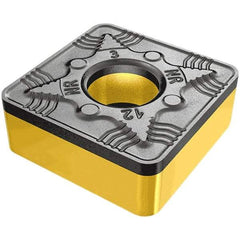 Iscar - DCMT3-2 SM Grade IC8350 Carbide Turning Insert - TiCN/Al2O3/TiN Finish, 55° Diamond, 3/8" Inscr Circle, 5/32" Thick, 1/32" Corner Radius - USA Tool & Supply