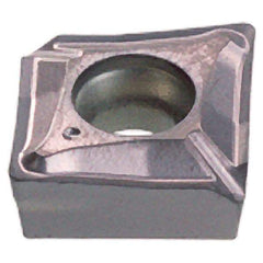 Iscar - XCMT 040104, 83.5° IC908 Grade Drill Chamfer Insert - MF Chipbreaker, TiAlN Coated, Series Multifunction Tools - USA Tool & Supply