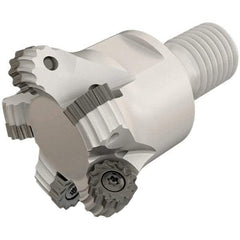 Iscar - 1.03" Cutting Diam, 1-1/2" Max Depth of Cut, Modular Connection Indexable Copy End Mill - 4 Inserts, RCMT/RCCT-MO, RCMT/RCMW/RCCW-FW, RCMW/RCCW-MO Insert, ERW-M Toolholder, Through Coolant - USA Tool & Supply