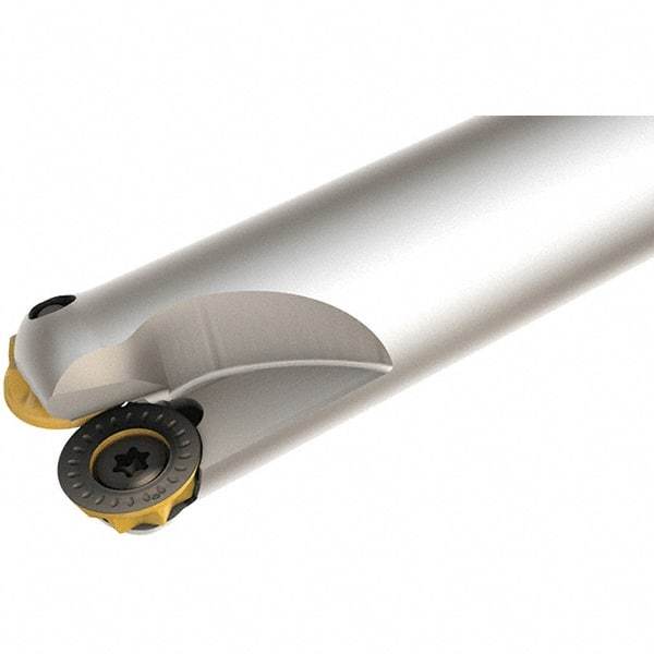 Iscar - 16mm Cutting Diam, 16mm Shank Diam, 8mm Max Depth of Cut, Straight Shank Indexable Copy End Mill - 2 Inserts, RXCR, RXCW, RXMT Insert, ER Toolholder - USA Tool & Supply
