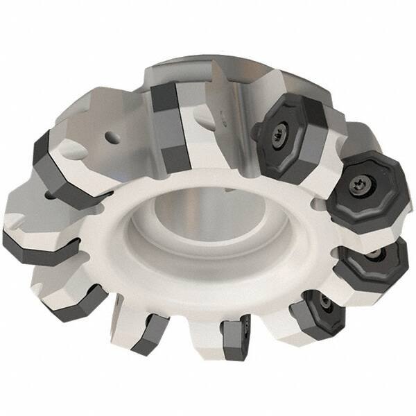 Iscar - 262mm Cut Diam, 60mm Arbor Hole, 5.5mm Max Depth of Cut, 45° Indexable Chamfer & Angle Face Mill - 14 Inserts, ONH.. Insert, Right Hand Cut, 14 Flutes, Series 16Mill - USA Tool & Supply