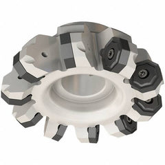 Iscar - 262mm Cut Diam, 60mm Arbor Hole, 5.5mm Max Depth of Cut, 45° Indexable Chamfer & Angle Face Mill - 14 Inserts, ONH.. Insert, Right Hand Cut, 14 Flutes, Series 16Mill - USA Tool & Supply