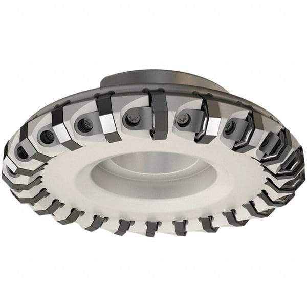 Iscar - 92mm Cut Diam, 27mm Arbor Hole, 5.5mm Max Depth of Cut, 45° Indexable Chamfer & Angle Face Mill - 10 Inserts, ONH.. Insert, Right Hand Cut, 10 Flutes, Series 16Mill - USA Tool & Supply