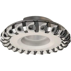 Iscar - 92mm Cut Diam, 27mm Arbor Hole, 5.5mm Max Depth of Cut, 45° Indexable Chamfer & Angle Face Mill - 10 Inserts, ONH.. Insert, Right Hand Cut, 10 Flutes, Series 16Mill - USA Tool & Supply