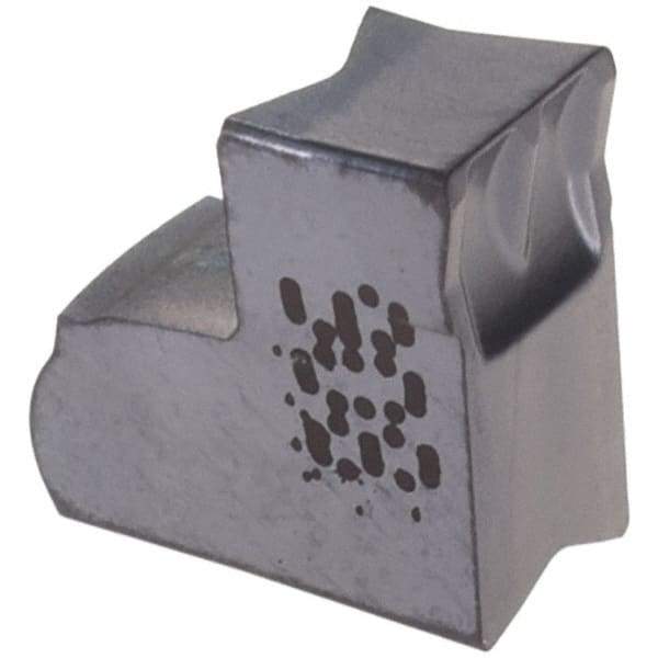 Iscar - TAG W IC908 Grade, 0.1575" Cutting Width, Carbide Cutoff Insert - 0° Neutral Lead Angle, 0.0094" Cnr Rad, TiAlN Coated, Single End - USA Tool & Supply