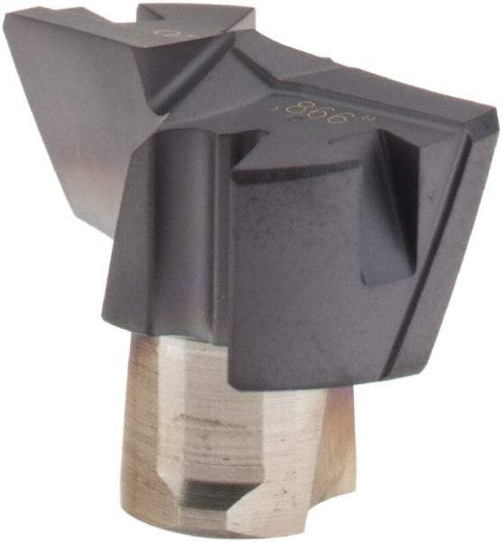 Iscar - Series FCP, 0.866" Diam Grade IC908 Replaceable Drill Tip - Carbide, TiAlN Finish, 22 Seat Size, Through Coolant - USA Tool & Supply