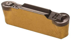 Iscar - 4020HFPR Grade IC8250, 4mm Cutting Width Carbide Grooving Insert - 2mm Max Depth of Cut, Right Hand, 2mm Corner Radius, TiCN/Al2O3/TiN Finish - USA Tool & Supply