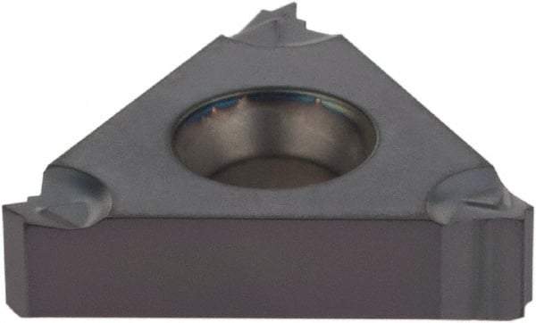 Iscar - 16ERB External Right Hand ISO Laydown Threading Insert - Grade IC908, TiAlN Coated Carbide, 9.53mm Inscribed Circle - USA Tool & Supply