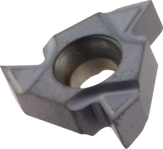 Iscar - 16ERB External Right Hand 48-8 Partial Profile 60° Laydown Threading Insert - Grade IC908, TiAlN Coated Carbide, 9.53mm Inscribed Circle - USA Tool & Supply