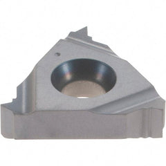 Iscar - 16ER External Right Hand 18 NPT Laydown Threading Insert - Grade IC908, TiAlN Coated Carbide, 9.53mm Inscribed Circle - USA Tool & Supply