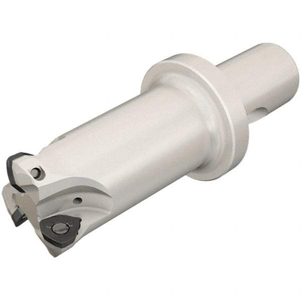 Iscar - 32mm Cut Diam, 0.059" Max Depth, CF4 Modular Connection Indexable High-Feed End Mill - Screw Holding Method, FF WOMT/WOCT, FF WOMW Insert, FF EW-CF Toolholder, Through Coolant - USA Tool & Supply