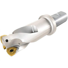 Iscar - 25mm Cut Diam, 0.059" Max Depth, 25mm Shank Diam, Weldon Shank Indexable High-Feed End Mill - Screw Holding Method, FF WOMT/WOCT, FF WOMW Insert, FF EW Toolholder, Through Coolant - USA Tool & Supply