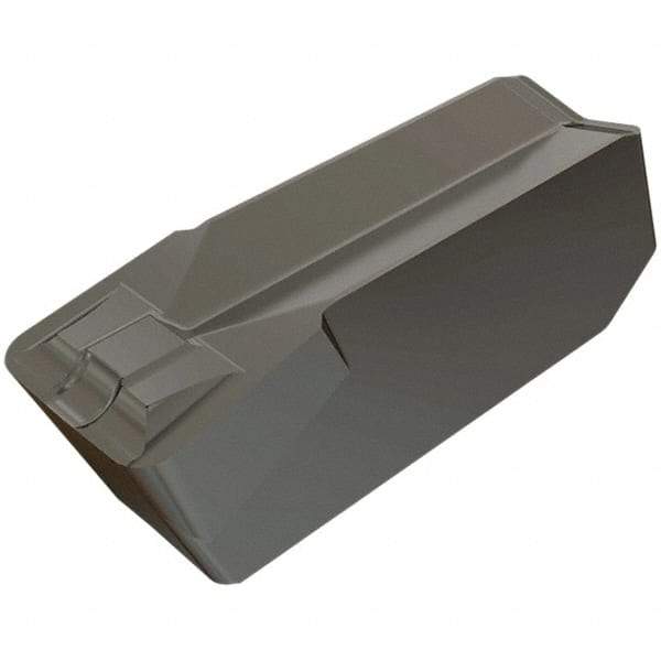 Iscar - 406GIMN Grade IC907, 4mm Cutting Width Carbide Grooving Insert - 1.6mm Max Depth of Cut, Neutral, 0.6mm Corner Radius, TiAlN Finish - USA Tool & Supply