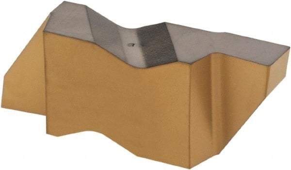 Iscar - 3122ING Grade IC808, 0.122" Cutting Width Carbide Grooving Insert - 0.15" Max Depth of Cut, Right Hand, 0.008" Corner Radius, TiAlN Finish - USA Tool & Supply