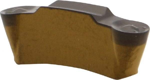 Iscar - 315TGMF Grade IC8250, 3mm Cutting Width Carbide Grooving Insert - 1.5mm Max Depth of Cut, Neutral, 1.5mm Corner Radius, TiCN/Al2O3/TiN Finish - USA Tool & Supply