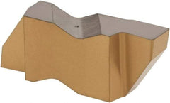 Iscar - 142ING Grade IC808, 0.142" Cutting Width Carbide Grooving Insert - 0.15" Max Depth of Cut, Right Hand, 0.013" Corner Radius, TiAlN Finish - USA Tool & Supply