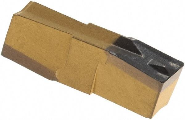 Iscar - 318020GIP Grade IC8250, 3.18mm Cutting Width Carbide Grooving Insert - 13mm Max Depth of Cut, Neutral, 0.2mm Corner Radius, TiCN/Al2O3/TiN Finish - USA Tool & Supply
