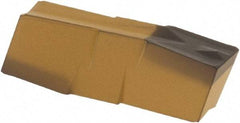 Iscar - 330010GIP Grade IC8250, 3.3mm Cutting Width Carbide Grooving Insert - 13mm Max Depth of Cut, Neutral, 0.1mm Corner Radius, TiCN/Al2O3/TiN Finish - USA Tool & Supply