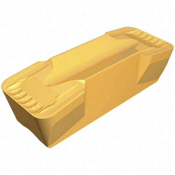 Iscar - 1100200GDPY Grade IC830, 11mm Cutting Width Carbide Grooving Insert - 6.6mm Max Depth of Cut, Neutral, 2mm Corner Radius, TiAlN Finish - USA Tool & Supply