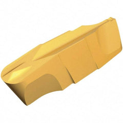 Iscar - 300150GIP UN Grade IC830, 3mm Cutting Width Carbide Grooving Insert - 4mm Max Depth of Cut, Neutral, 1.5mm Corner Radius, TiAlN Finish - USA Tool & Supply